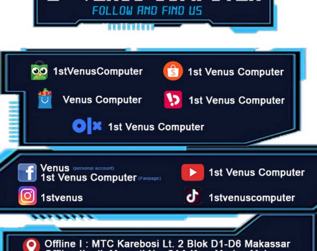 Toko Laptop di Makassar 1st Venus Computer - Photo by 1st Venus Business Site
