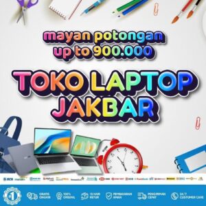 10 Toko Laptop Jakarta Barat Diskon 900rb, Bisa Kredit Tanpa DP