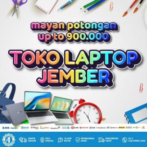 10 Toko Laptop Jember Diskon 900rb, Bisa Kredit Tanpa DP