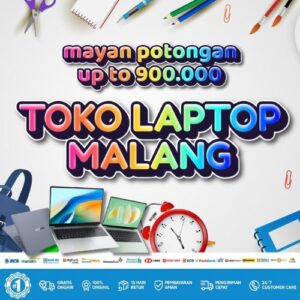 10 Toko Laptop Malang Diskon 900rb, Bisa Kredit Tanpa DP
