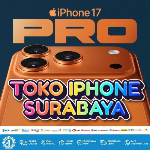10 Toko iPhone Surabaya Diskon 450rb, Bisa Kredit Tanpa DP dan Aplikasi